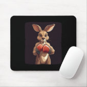 Fröhlicher Boxer Kangaroo für einen Lighthearted P Mousepad (Mit Mouse)