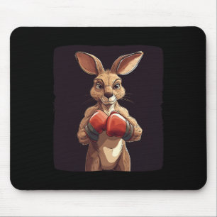 Fröhlicher Boxer Kangaroo für einen Lighthearted P Mousepad