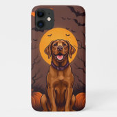 Fröhlicher brauner Hund Case-Mate iPhone Hülle (Rückseite)