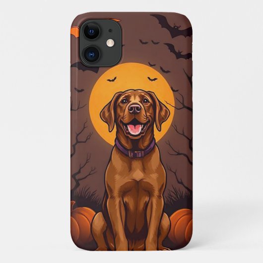 Fröhlicher brauner Hund Case-Mate iPhone Hülle (Rückseite)
