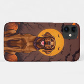 Fröhlicher brauner Hund Case-Mate iPhone Hülle (Rückseite (Horizontal))