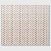 Fröhlicher, bunter Weihnachts-Foto-Spaß Geschenkpapier (Flach)