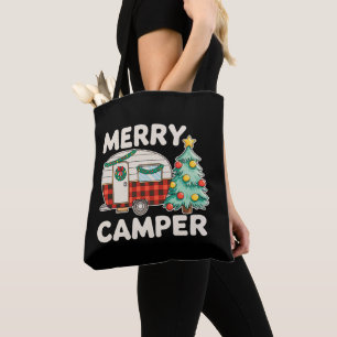 Fröhlicher Camper Vintage Weihnachtsbaum Dekor Xma Tasche