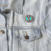 Fröhlicher Cartoon Dog Button (Beispiel)