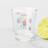 Fröhlicher Cartoon Juice Schnapsglas (Rückseite)