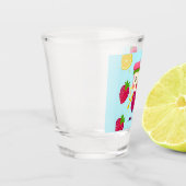 Fröhlicher Cartoon Juice Schnapsglas (Links)