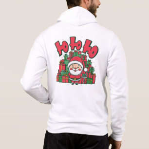 Fröhlicher Cartoon-Weihnachtsmann Weihnachten Hoodie