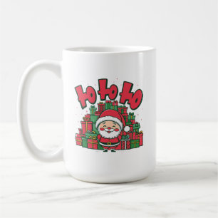 Fröhlicher Cartoon-Weihnachtsmann Weihnachten Kaffeetasse
