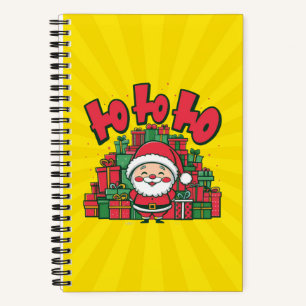 Fröhlicher Cartoon-Weihnachtsmann Weihnachten Notizblock
