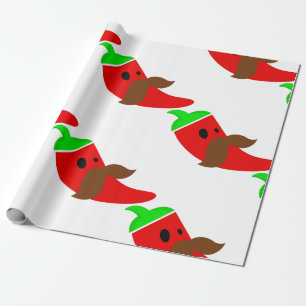 fröhlicher Cinco de mayo mustache perle lustig Geschenkpapier