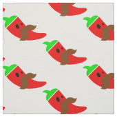 fröhlicher Cinco de mayo mustache perle lustig Stoff (Muster)