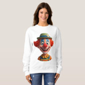 Fröhlicher Clown Sweatshirt (Vorne ganz)