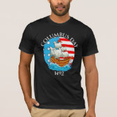 fröhlicher Columbus-Tag T-Shirt (Vorderseite)