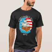 fröhlicher Columbus-Tag T-Shirt (Vorderseite)