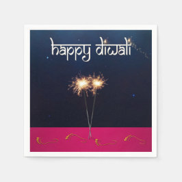 Fröhlicher Diwali - Papier Napkin Serviette