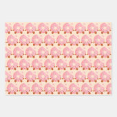 Fröhlicher Donut mit Streuseln Geschenkpapier Set (Vorderseite)