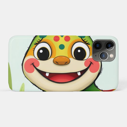 „Fröhlicher Dschungeldrache – Bunt und Glücklich“ Case-Mate iPhone Hülle (Rückseite (Horizontal))