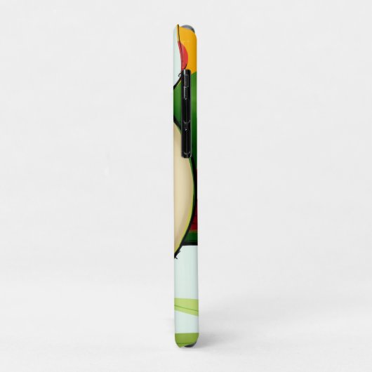 „Fröhlicher Dschungeldrache – Bunt und Glücklich“ Case-Mate iPhone Hülle (Hinten/Links)