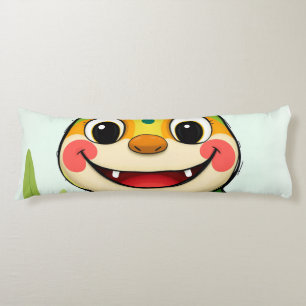 „Fröhlicher Dschungeldrache – Bunt und Glücklich“ Seitenschläferkissen