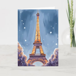 Fröhlicher Eiffelturm | Paris Weihnachten Wasserfa