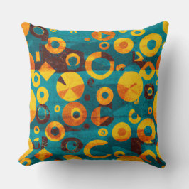 Fröhlicher eklektischer zeitgenössischer Stil Mitt Kissen