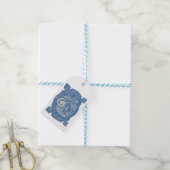 Fröhlicher Engel singend Geschenkanhänger (Mit Garn)