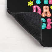 Fröhlicher erster Schultag Bleistift Lehrer Kinder Mousepad (Ecke)