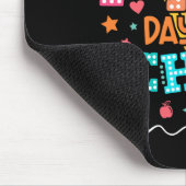 Fröhlicher erster Schultag Bleistift Lehrer Kinder Mousepad (Ecke)