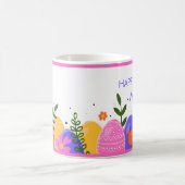 Fröhlicher Esser Mimi bunter Becher Kaffeetasse (Mittel)