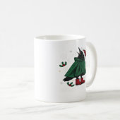 Fröhlicher F Caw F Lustiger Grafikstil Kaffeetasse (VorderseiteRechts)