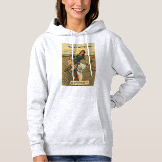 Fröhlicher Fahrradfahrer Hoodie