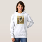 Fröhlicher Fahrradfahrer Hoodie (Vorne ganz)