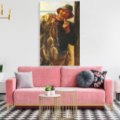Fröhlicher Fischer (von Frederick Morgan) Leinwanddruck (Insitu (Wohnzimmer))