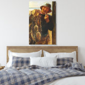 Fröhlicher Fischer (von Frederick Morgan) Leinwanddruck (Insitu (Schlafzimmer))