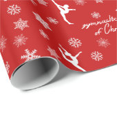 Fröhlicher Flippin Weihnachtsrot-Feiertag Geschenkpapier (Rolleneckpunkt)