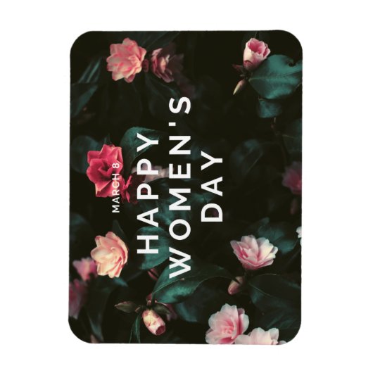 Fröhlicher Frauentag Magnet (Vertikal)