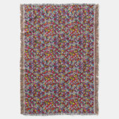 Fröhlicher Garten Groovy Decke (Vorderseite Vertikal)