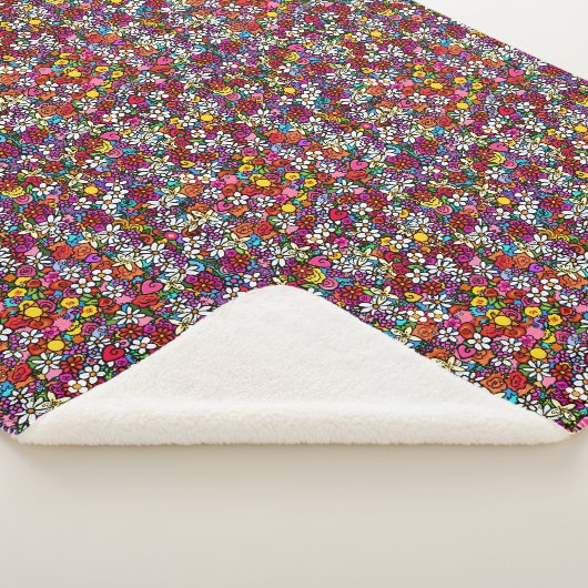 Fröhlicher Garten Groovy Sherpadecke (3/4)