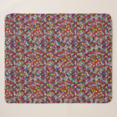 Fröhlicher Garten Groovy Sherpadecke (Vorderseite (Horizontal))