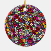 Fröhlicher Garten Keramik Ornament (Hinten)