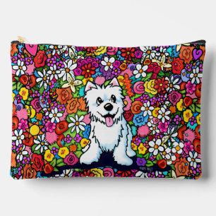 Fröhlicher Garten Westie Zubehörtasche