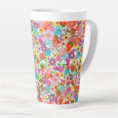 Fröhlicher Gartenblüten Milchtasse (Rechte Ecke)