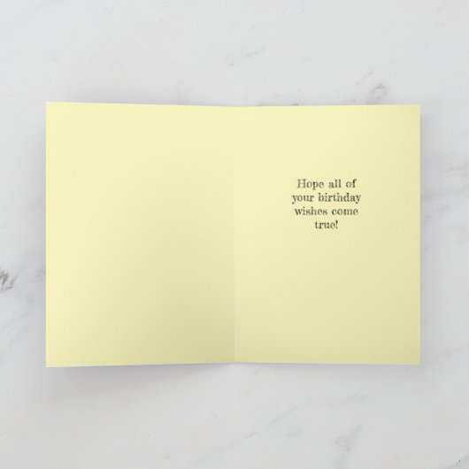 Fröhlicher Geburtstag bis 75 Jahre Karte (Innenseite)