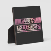 fröhlicher Geburtstag Fotoplatte (Vorderseite)