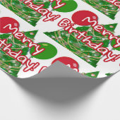 Fröhlicher Geburtstag Geschenkpapier (Ecke)