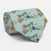 fröhlicher Geburtstag Krawatte (Gerollt)