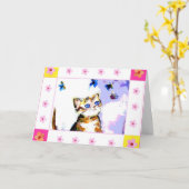 fröhlicher Geburtstag, Liebling Karte (Gelbe Blume)