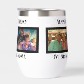 Fröhlicher Geburtstag, stemless Wine Tumbler, (Rechts)