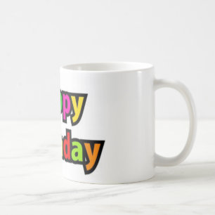 Fröhlicher Geburtstagstext Kaffeetasse