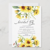 Fröhlicher Gelbblütenteppich Einladung (Vorderseite)